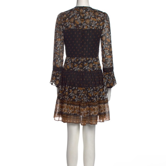 Michael Kors Fall Paisley Dress XS - Picture 4 of 7